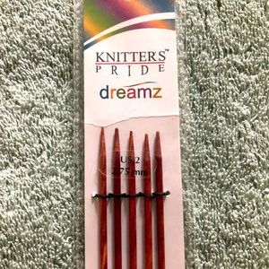 NIP Knitter’s Pride Dreamz US 2 Double Pointed Needles 6”